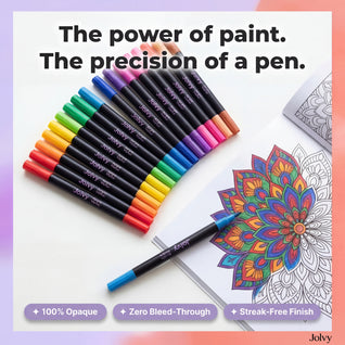 Jolvy ColorBloom™ — Acrylic Coloring Markers