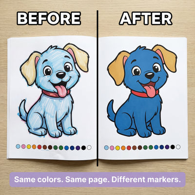 Jolvy ColorBloom™ — Acrylic Coloring Markers